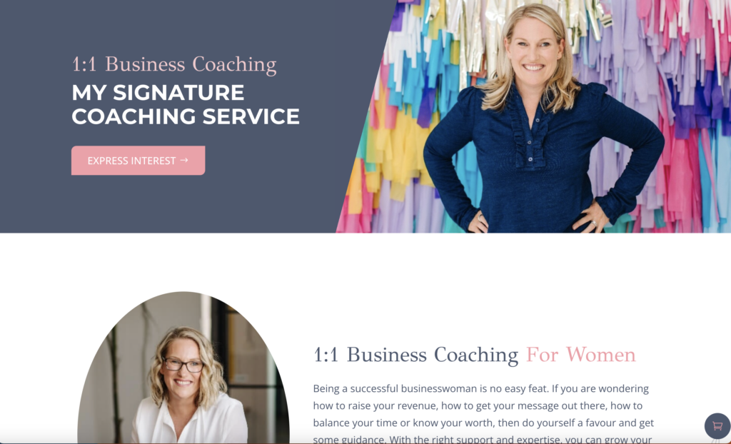 website photography for business coaches, Melbourne Australia